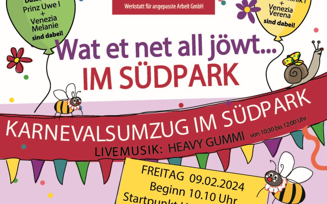 Karnevalsumzug im Südpark 2024